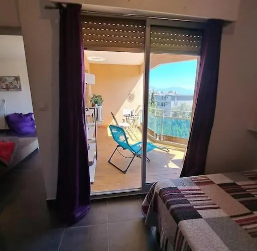 Vue Mer Avec Parking アパート アジャクシオ